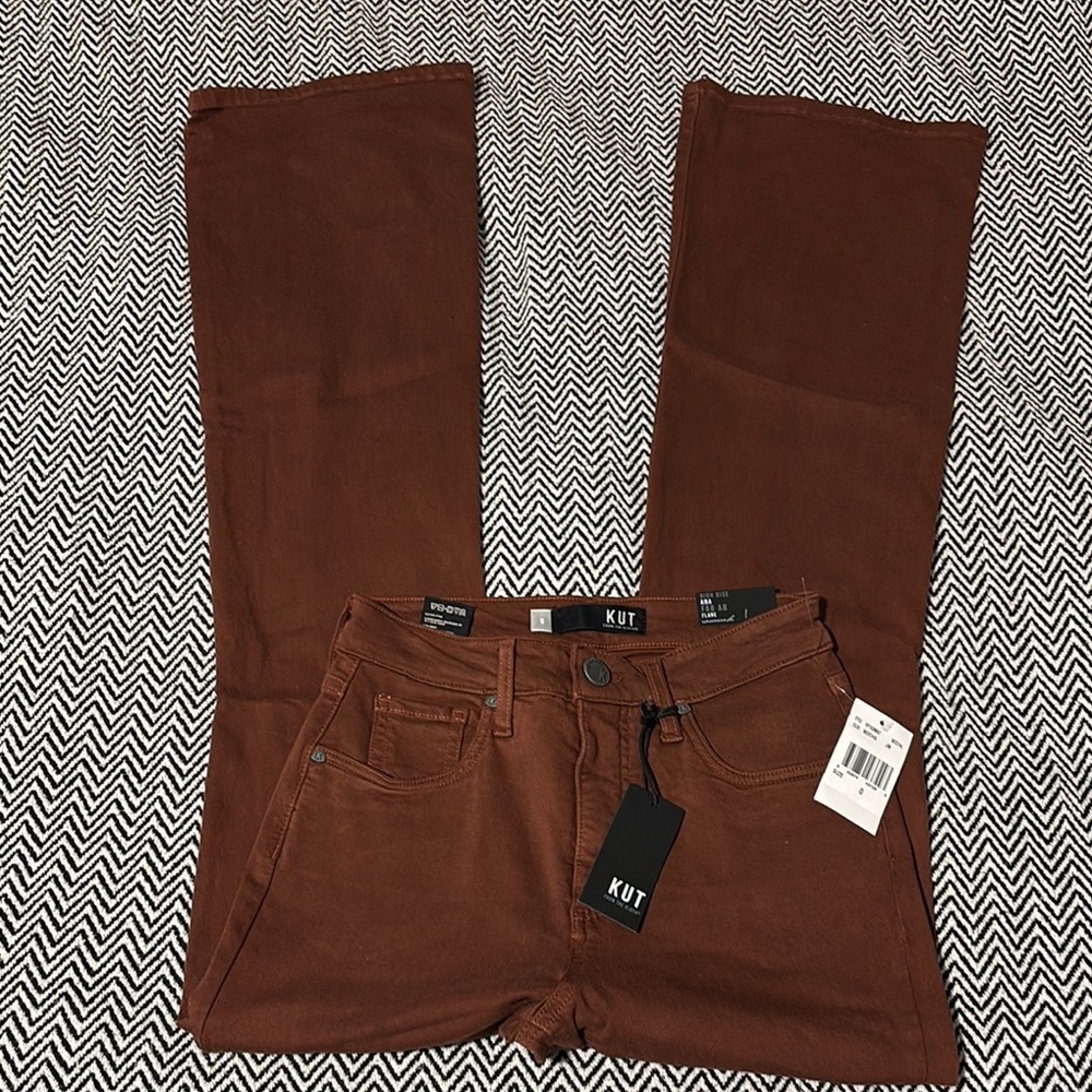 Kut From The Kloth High Rise Ana Fab Ab Flare Jeans | Sz 0